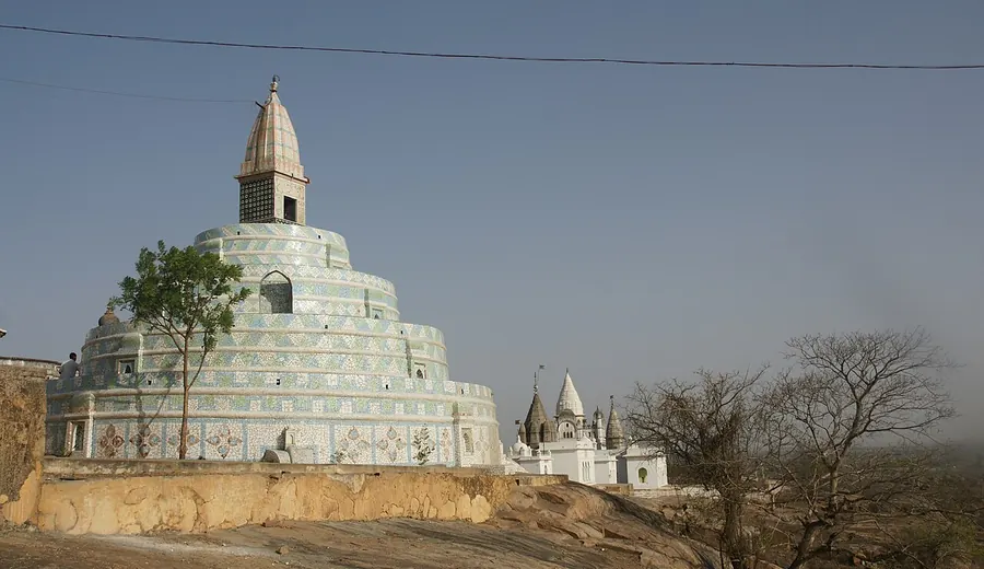 White Jain temples at Sonagiri in Madhya Pradesh