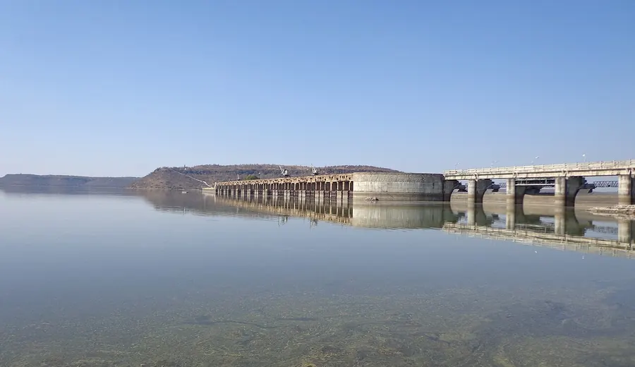 Tighra Dam reservoir near Gwalior